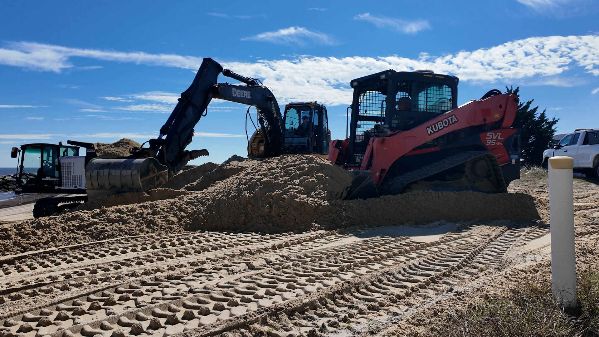 A speedy effort to clean up a battered beach in Kent County